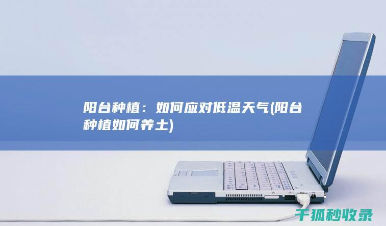 阳台种植：如何应对低温天气 (阳台种植如何养土)